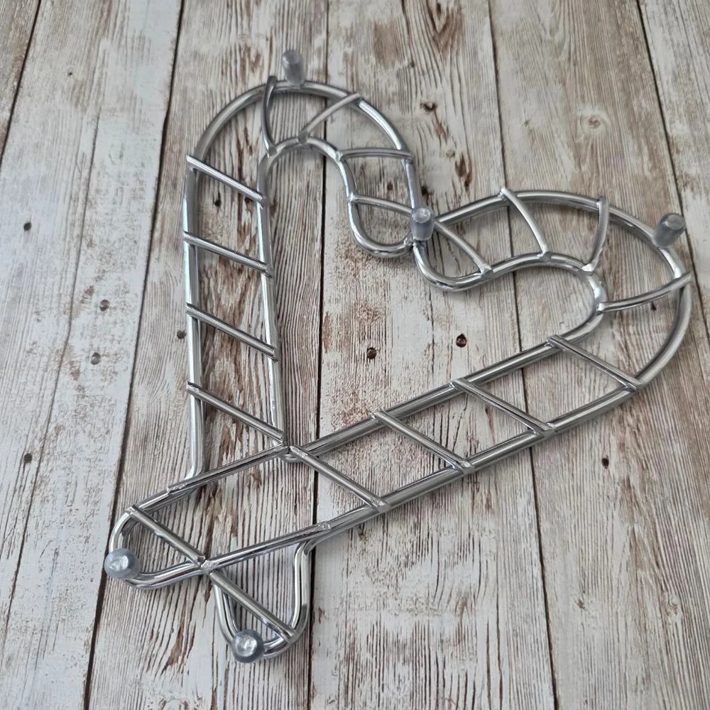 Silver Heart Shaped Trivet